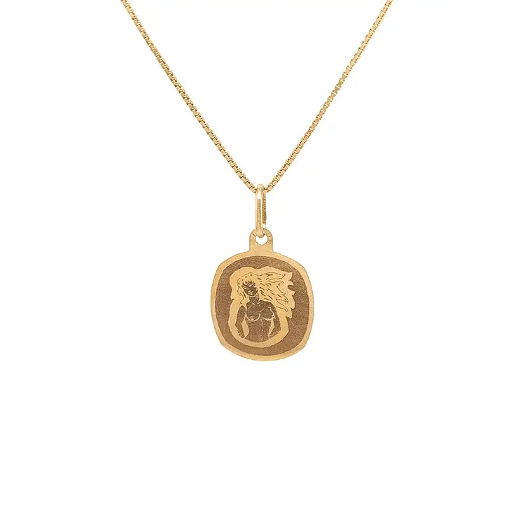 Gold-Anhänger Zeichen der Jungfrau