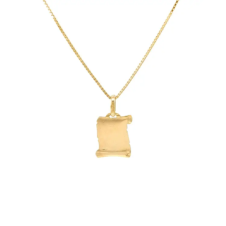 Goldplatte für die Pergamentgravur