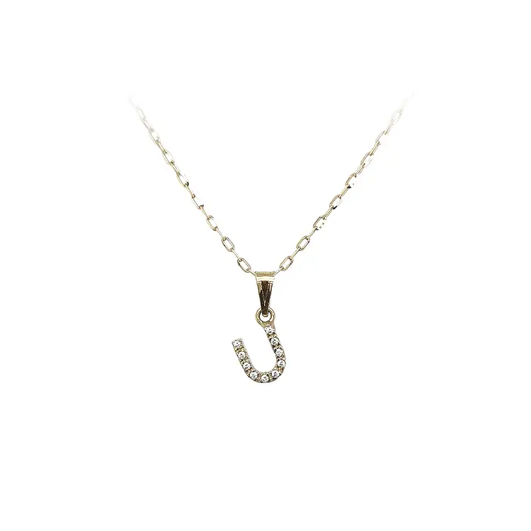 Gold-Anhänger Buchstabe U