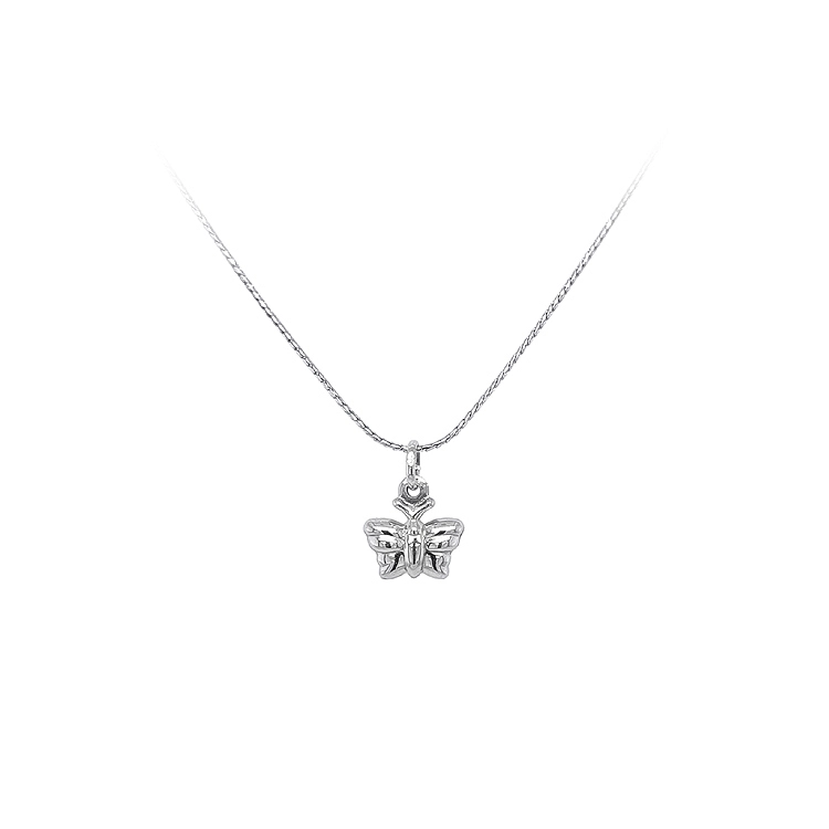 Anhänger Schmetterling aus Weißgold