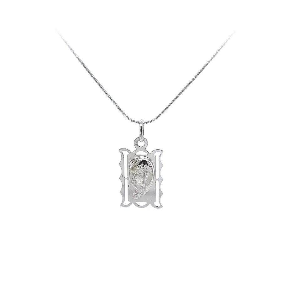 Anhänger Madonna Jungfrau Maria aus Weißgold