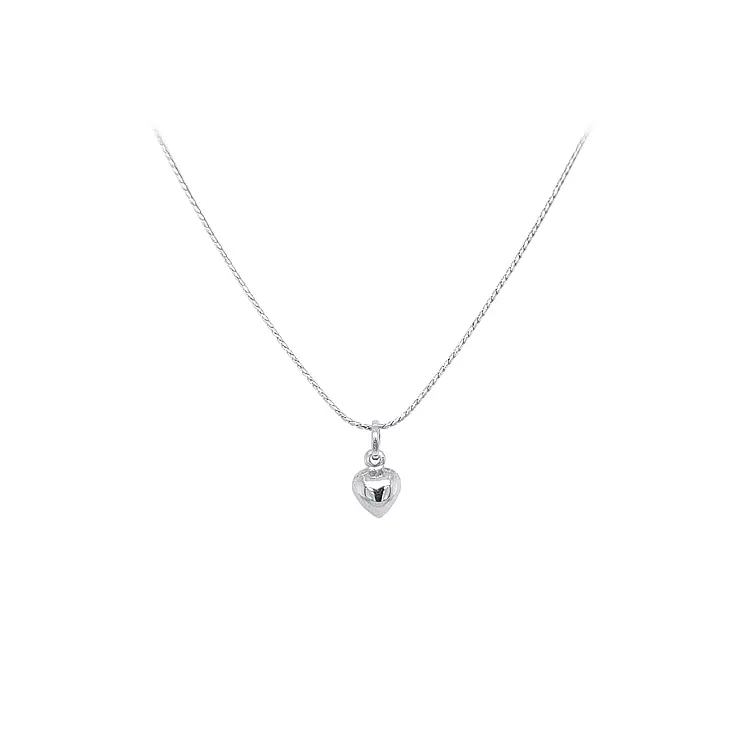 Anhänger Herz aus Weißgold