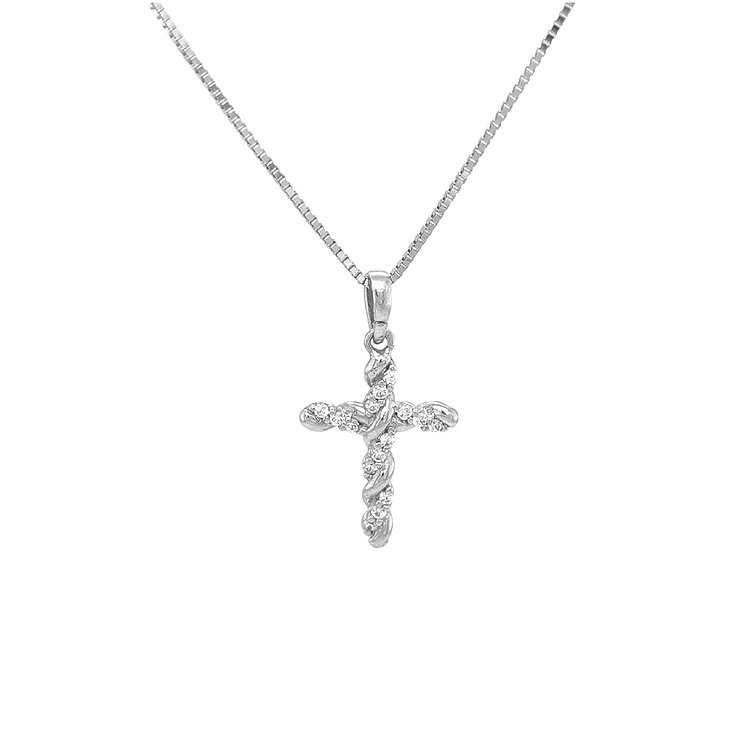 Goldenes Kreuz mit Zirkonen