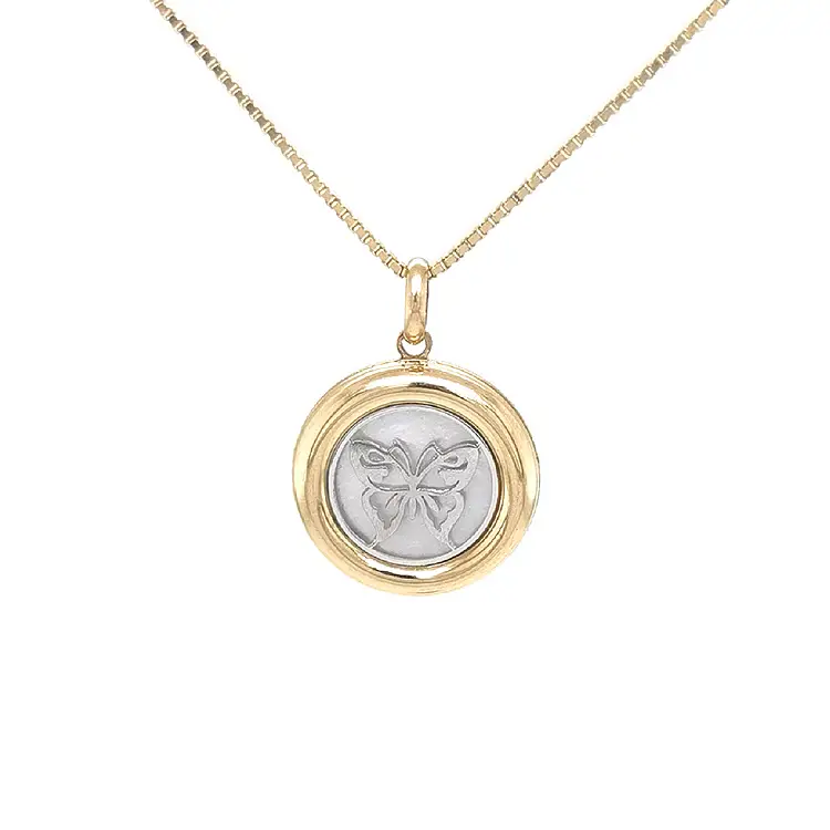 Gold-Anhänger Schmetterling