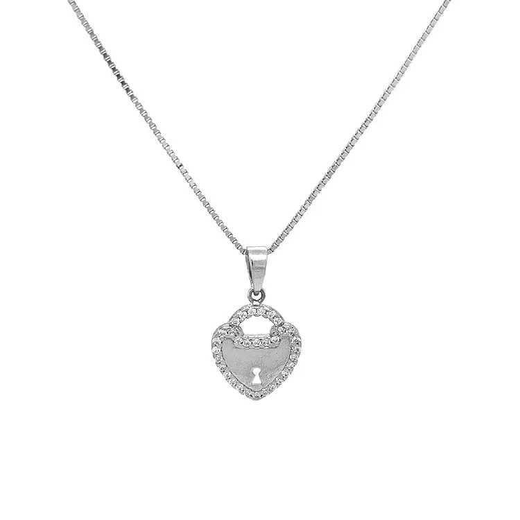 Gold-Anhänger Vorhängeschloss