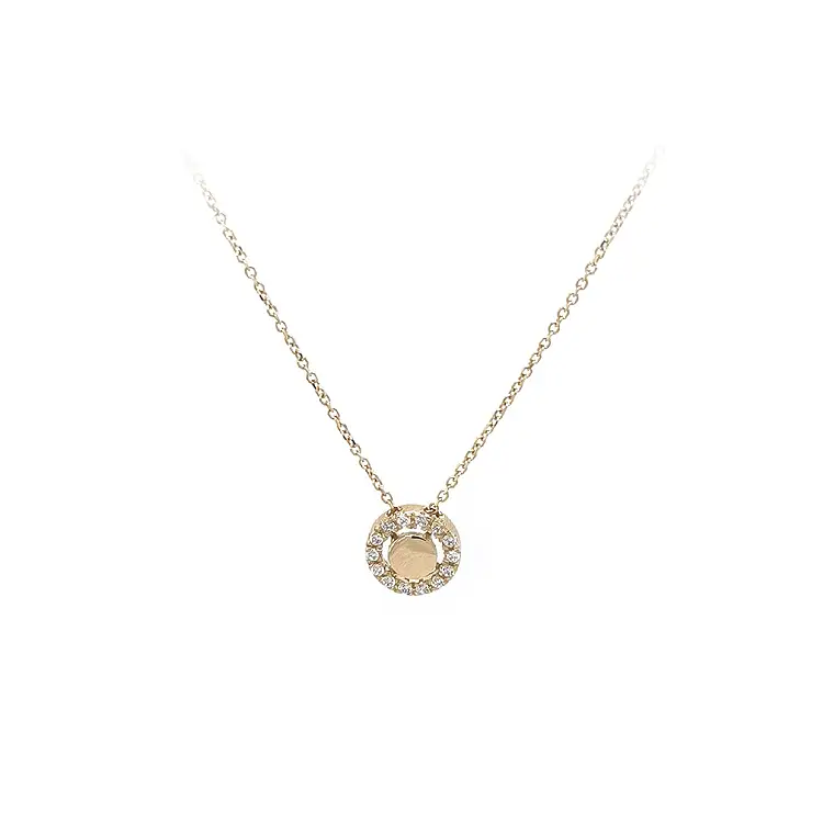 Damen-Halskette mit Zirkonen