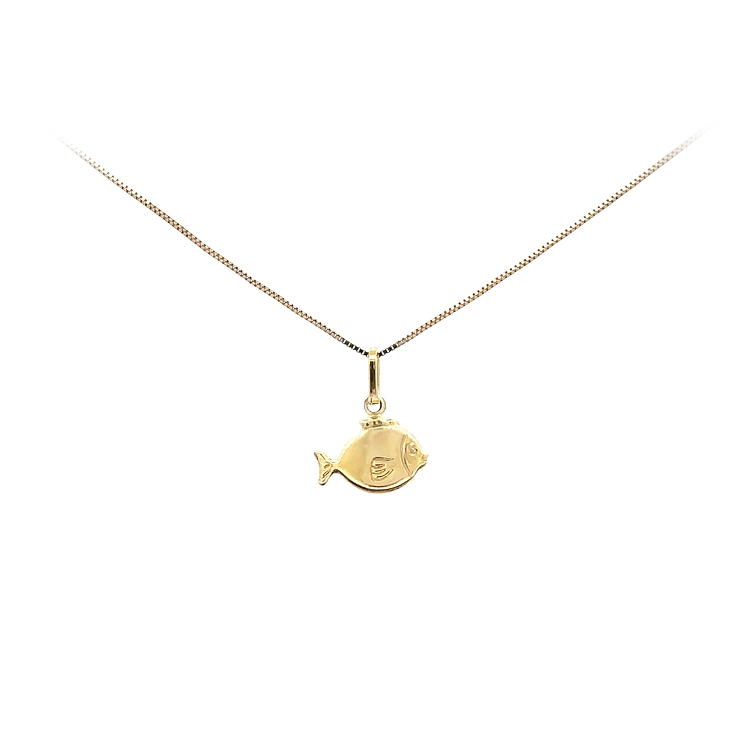 Gold-Anhänger Fisch