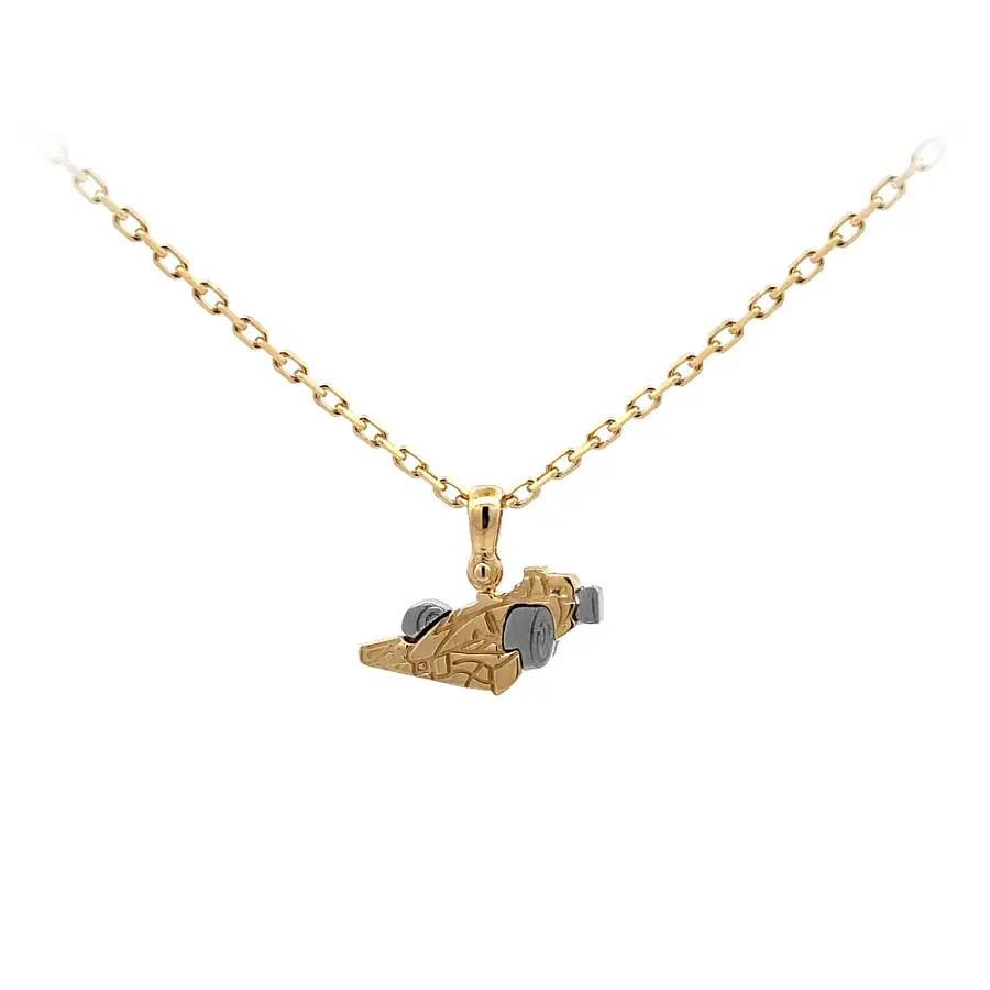 Anhänger Formel 1 aus kombiniertem Gold