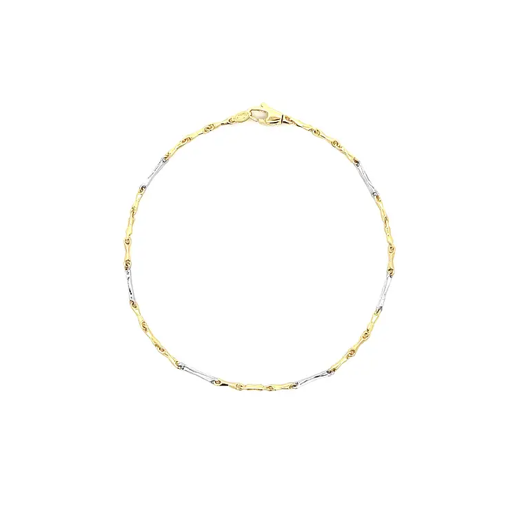 Gold-Kombi-Armband