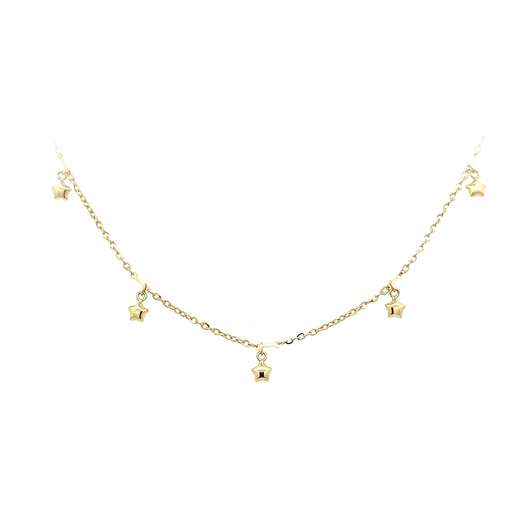 Gold Baby Halskette Sterne