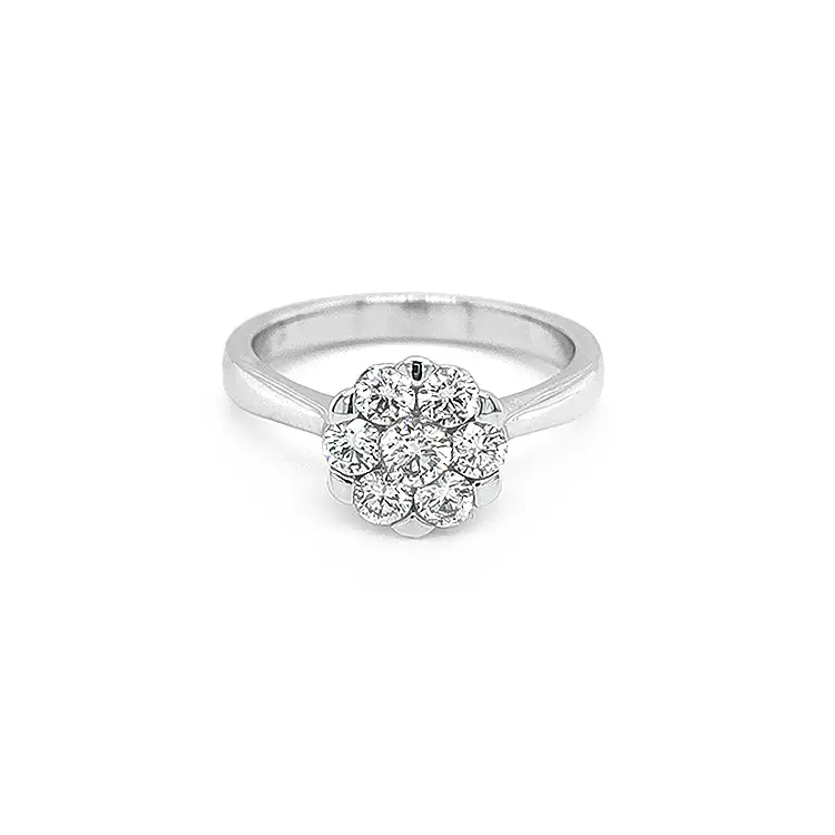 Goldring mit Diamanten