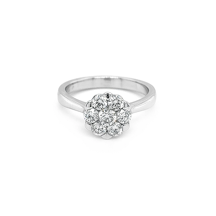 Goldring mit Diamanten