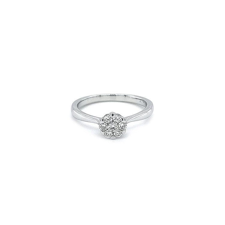 Goldring mit Diamanten