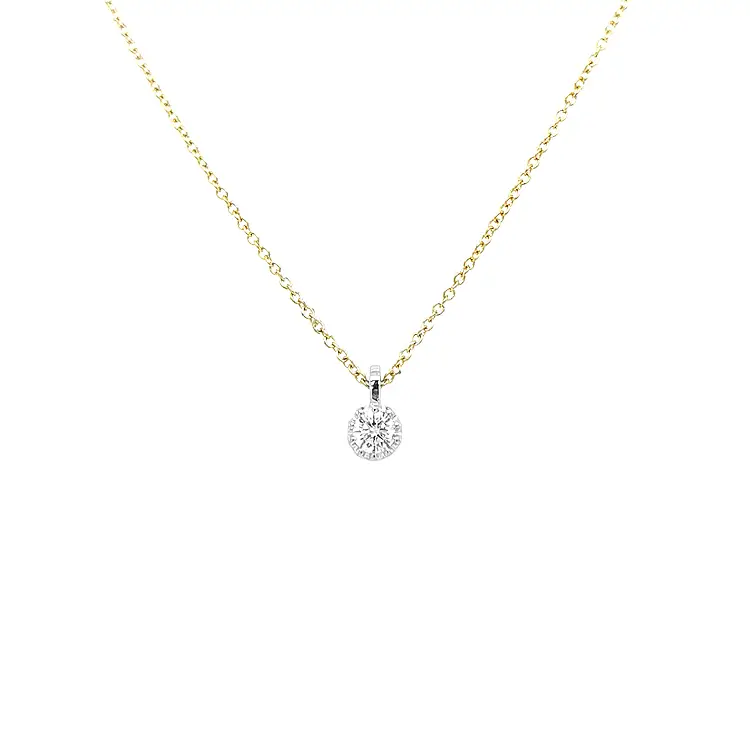 Gold-Anhänger mit Diamant