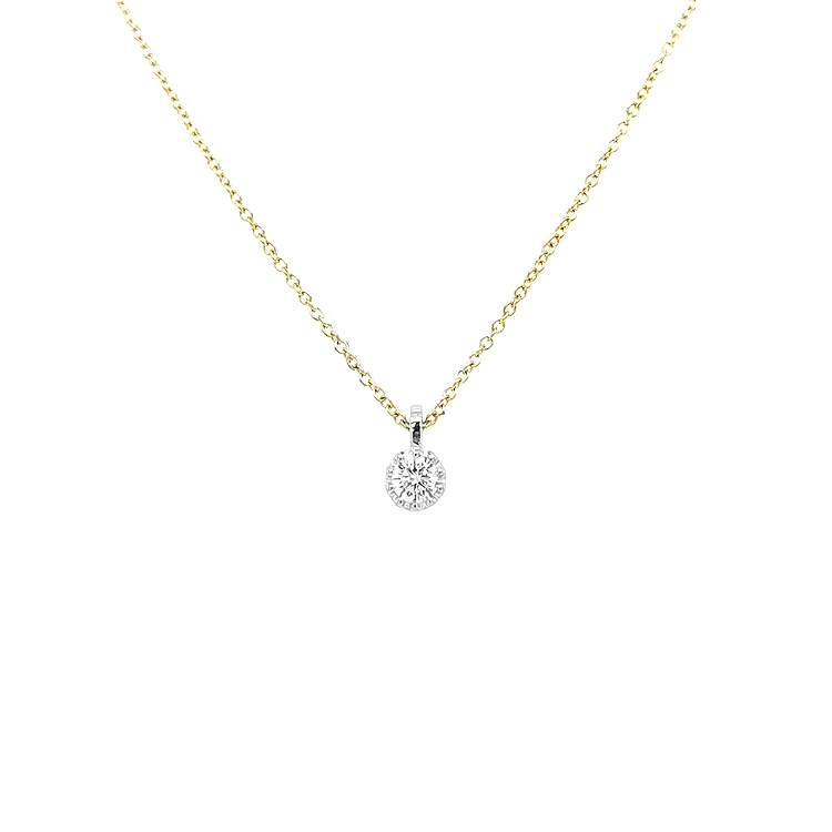 Gold-Anhänger mit Diamant