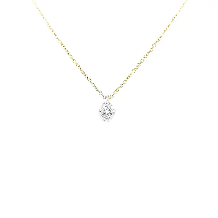 Gold-Anhänger mit Diamant