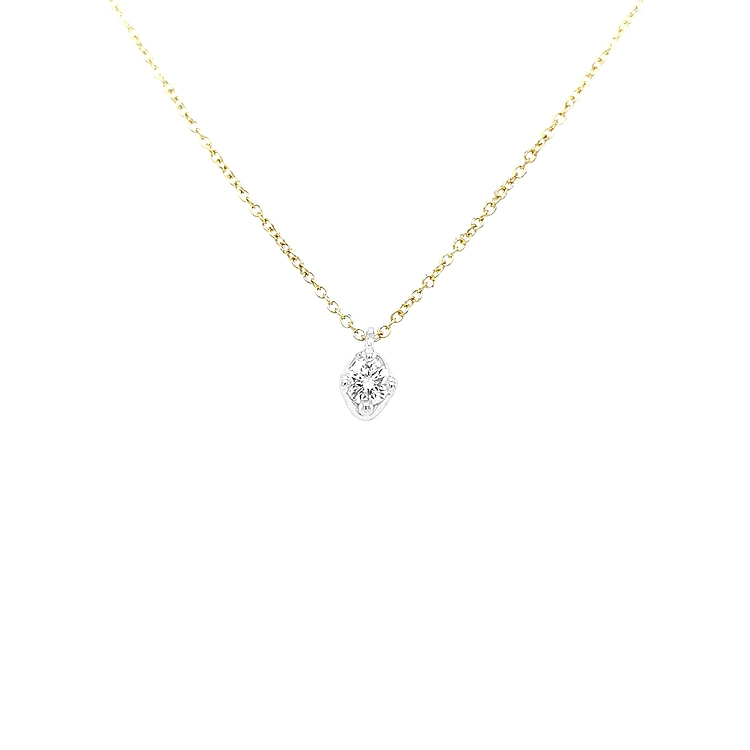 Gold-Anhänger mit Diamant