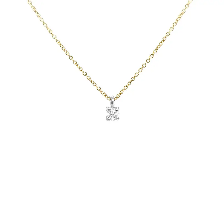 Gold-Anhänger mit Diamant