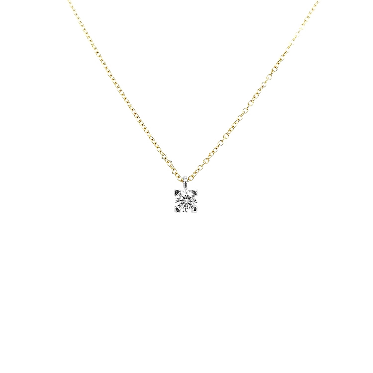 Gold-Anhänger mit Diamant