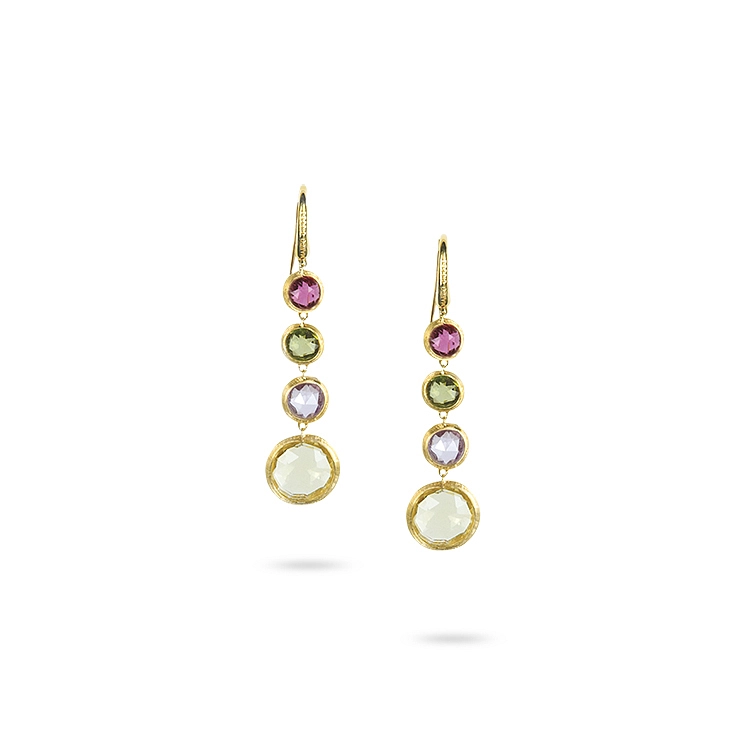 Goldohrringe mit Halbedelsteinen Marco Bicego Jaipur