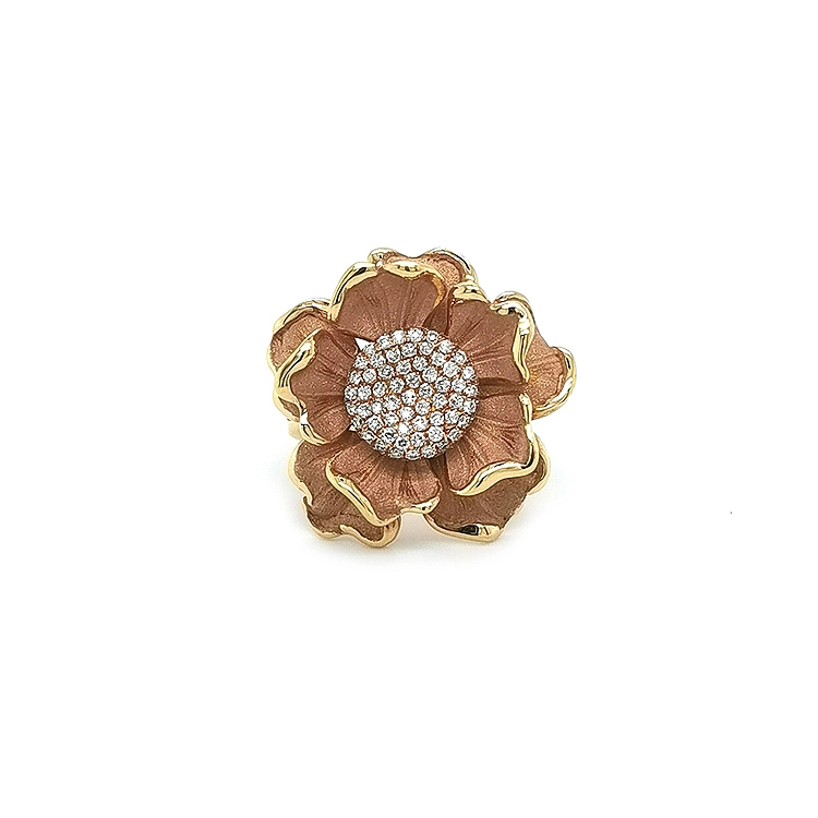 Goldring mit Diamanten