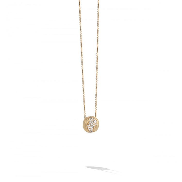 Gold Halskette mit Diamanten Marco Bicego Afrika