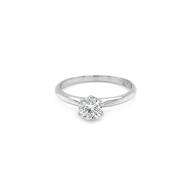 Gold Verlobungsring mit Diamant
