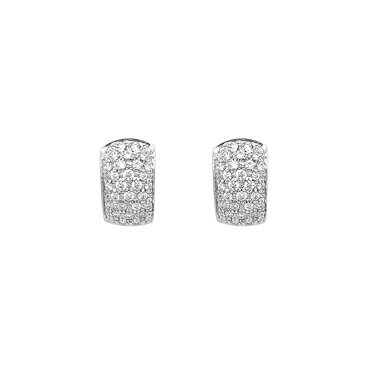 Gold-Ohrringe mit Diamanten