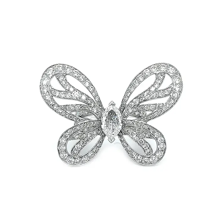 Goldring mit Diamanten