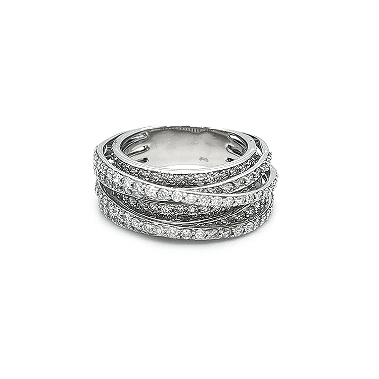 Goldring mit Diamanten