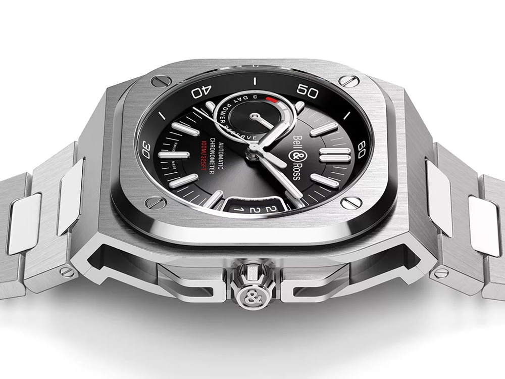 Bell & Ross BR-X5 Schwarzer Stahl BRX5R-BL-ST/SRB