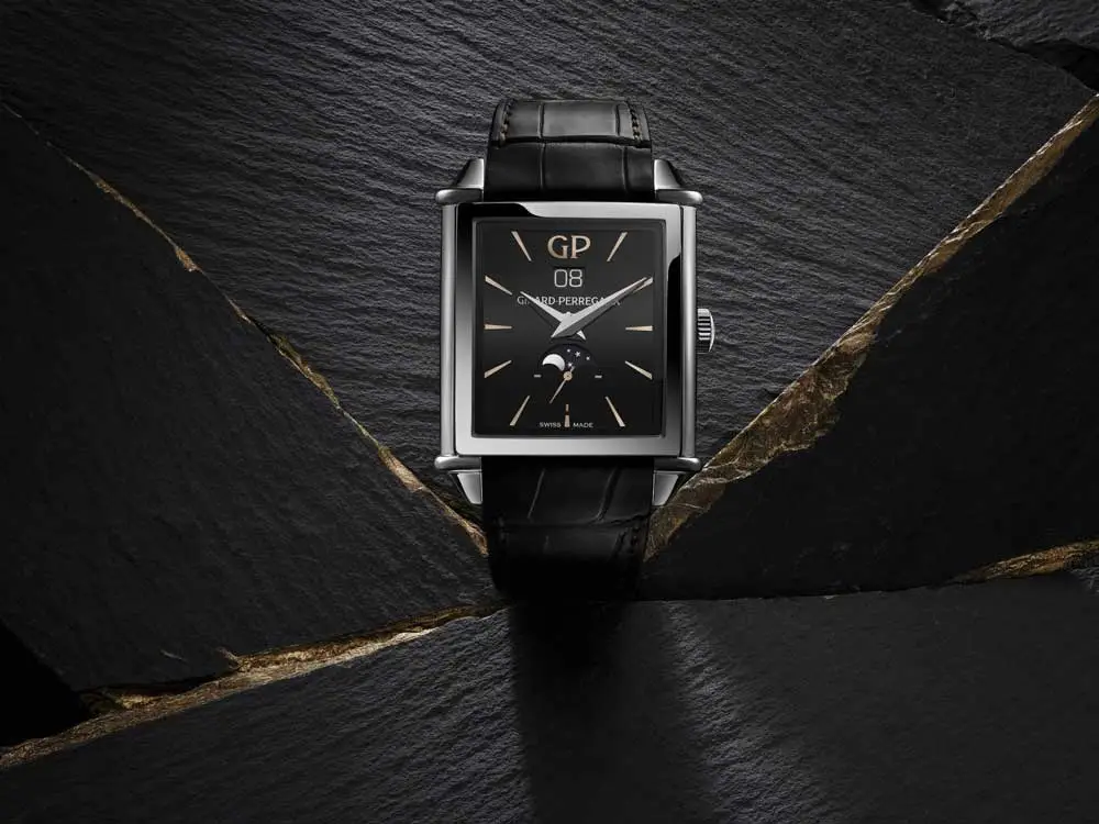 Vintage 1945 XXL Großdatum und Mondphasen 25882-11-121-BB6B