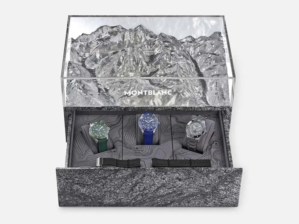 Montblanc 1858 Eiskaltes Meer Automatik Datum 129369