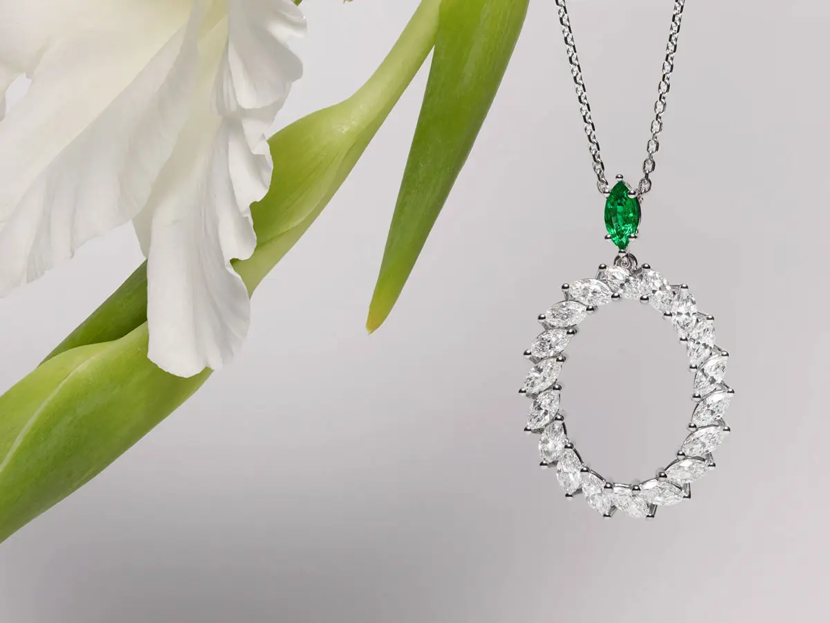 Gold Chopard L'Heure Du Diamant Halskette 799067-1001