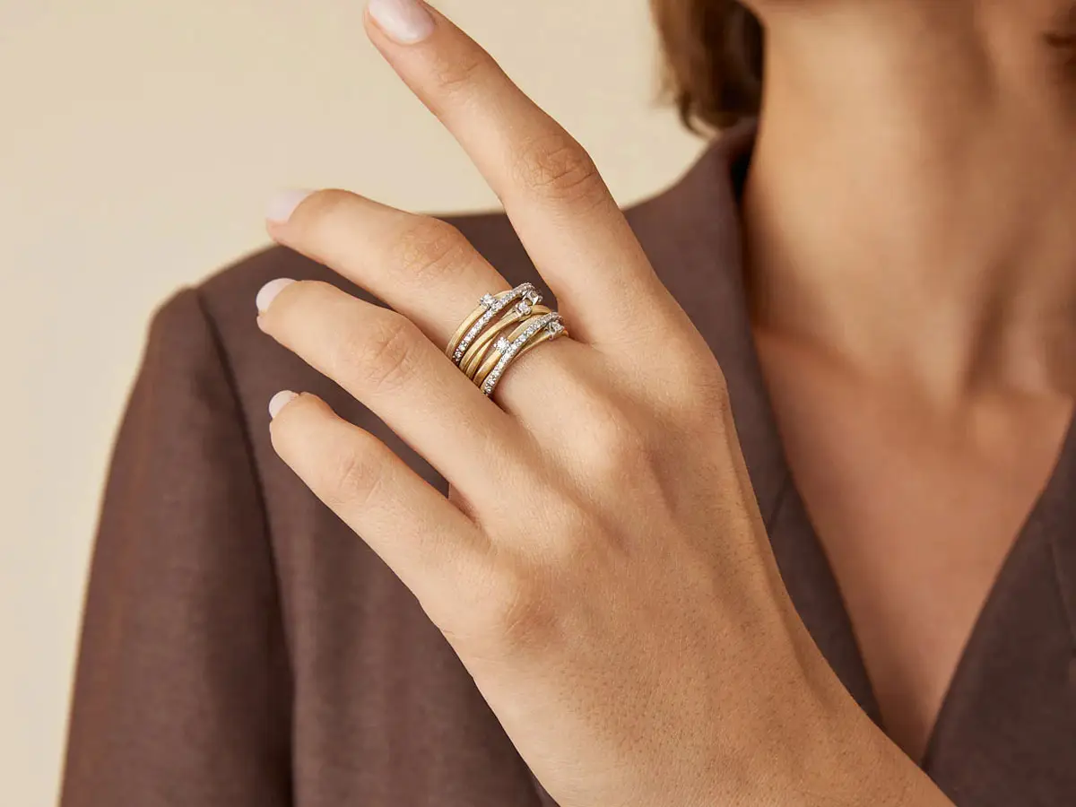 Goldarmband Marco Bicego Goa BG617 B W 01