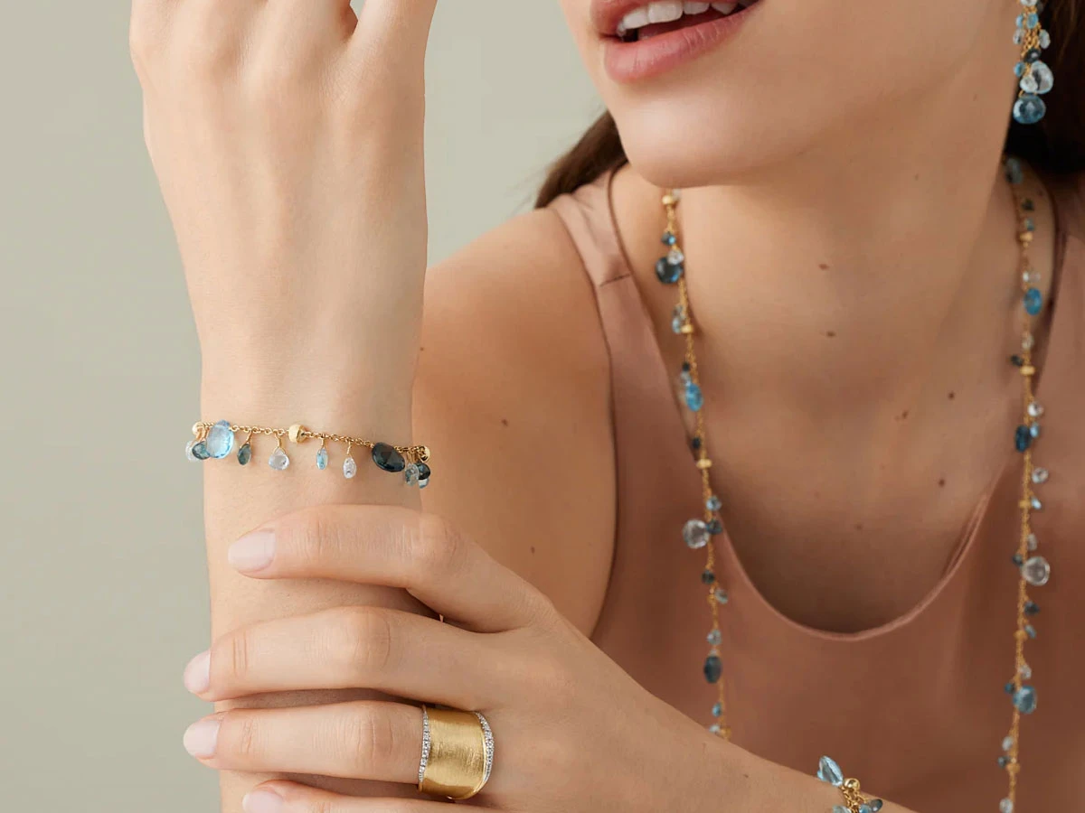 Gold-Armband Marco Bicego Paradies BB2584 TP01 Y