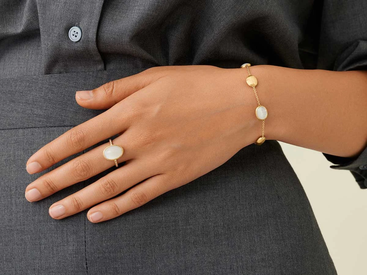 Gold-Ohrringe Marco Bicego Siviglia OB1477 AQ01 Y