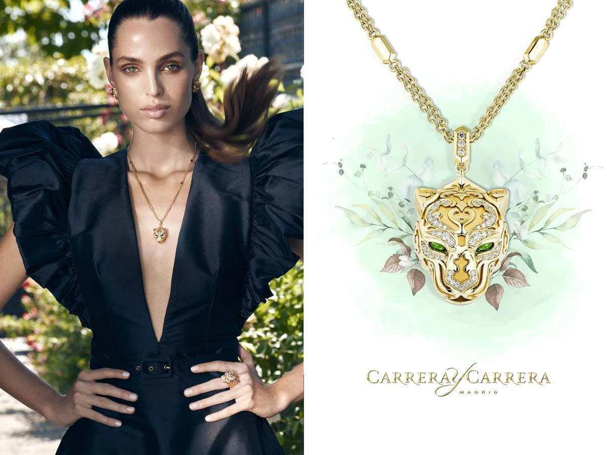 Gold-Anhänger Carrera und Carrera Sechseck