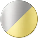 Weiß und gelb