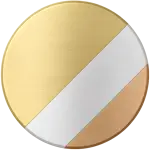 Gelb-weiß-rosa