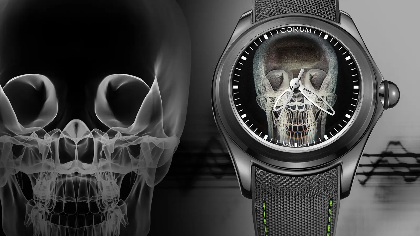 Der extravagante Totenkopf der Corum-Uhr in einer neuen