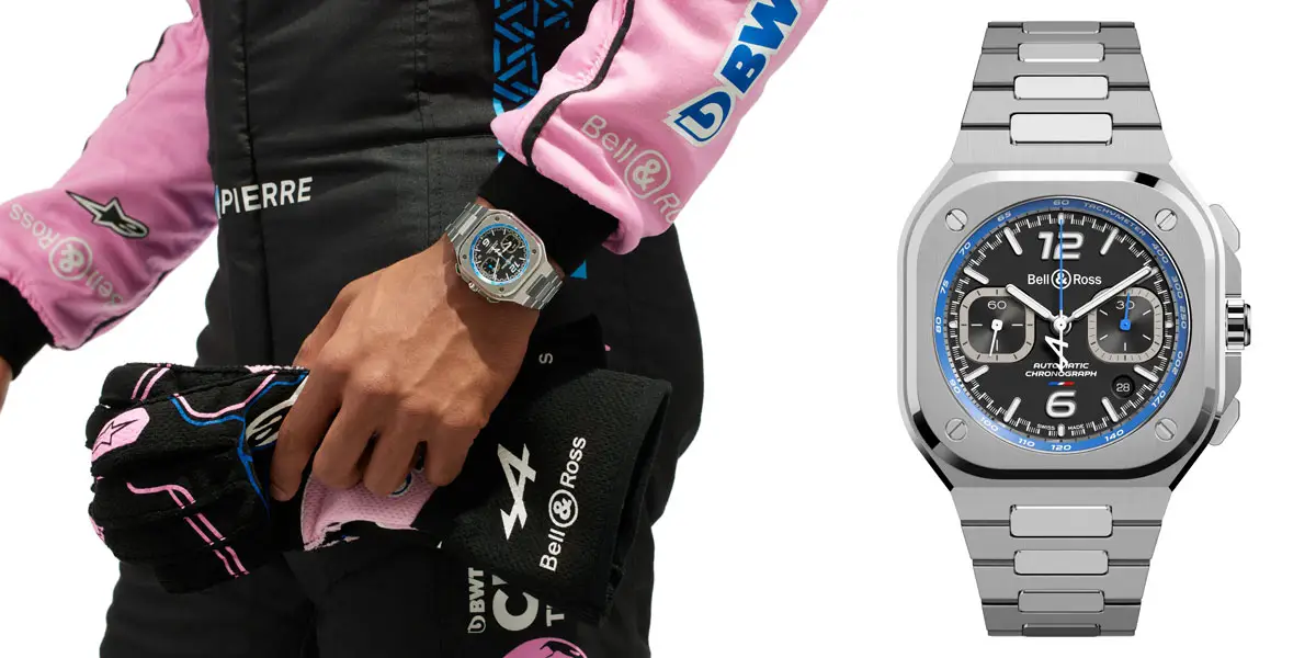 Bell & Ross lanciert elegante Uhr BR 05 in den Farben der Formel 1
