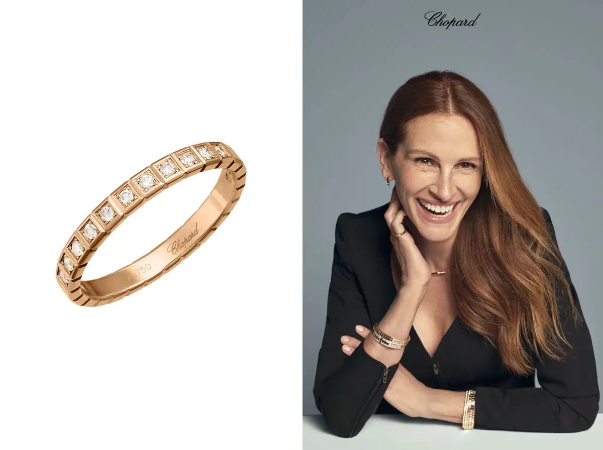 Julia Roberts lieh Chopard Uhren und Schmuck ihr Lächeln