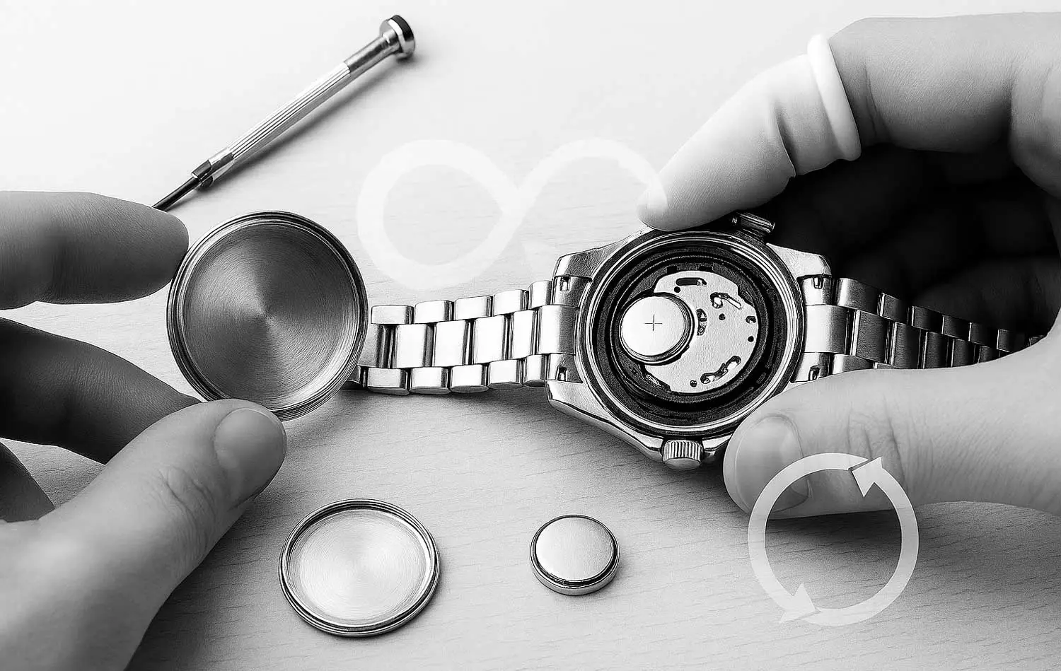 Kostenloser Batteriewechsel auf Lebenszeit